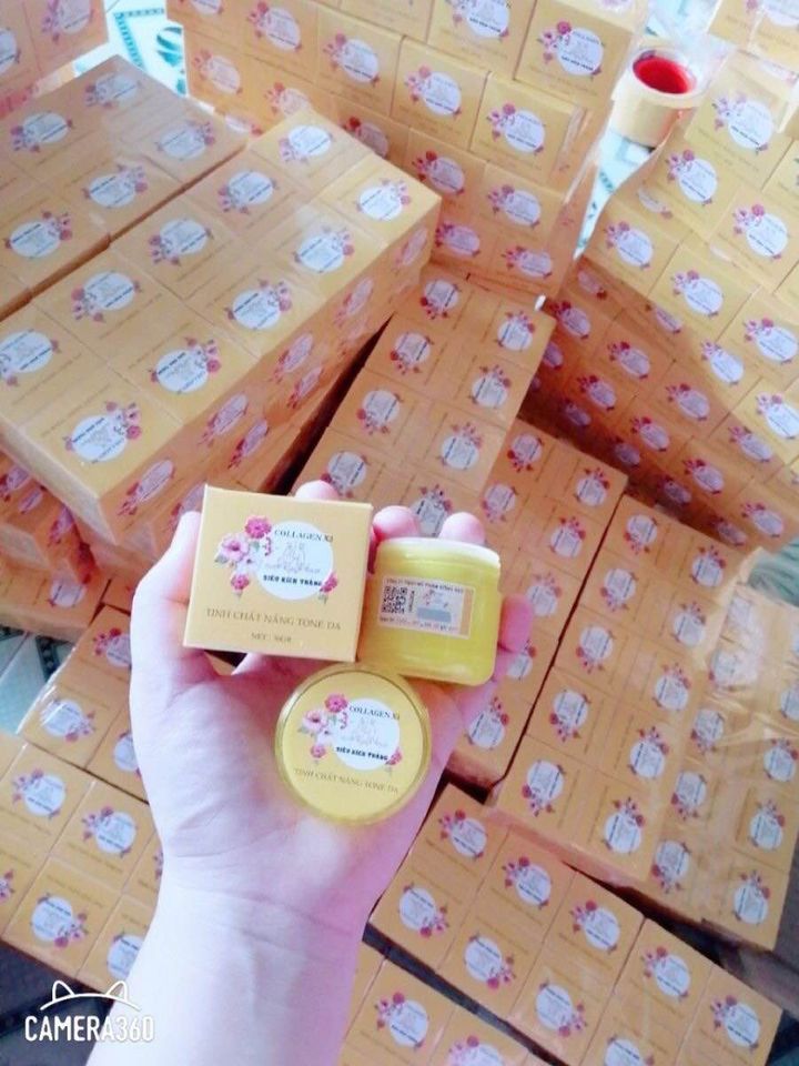 Kích trắng collagen x3
