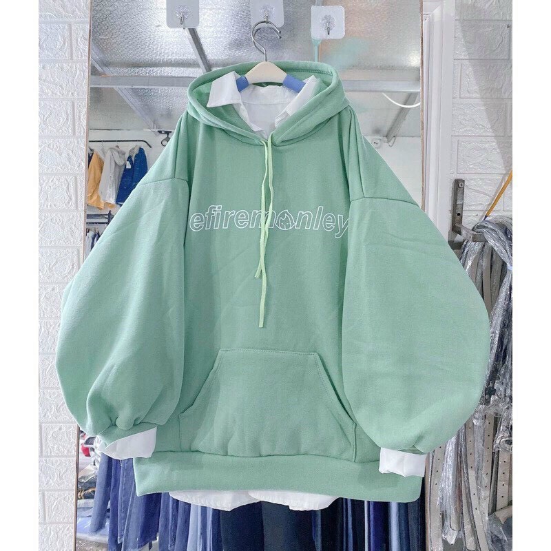 Áo khoác hoodie cặp đôi - chất liệu thun nỉ - thiết kế nón 2 lớp , tay túm , form rộng , in hoạ tiết chữ 3D