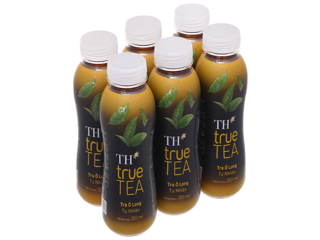 Lốc 6 chai trà ô long tự nhiên TH True Tea 350ml