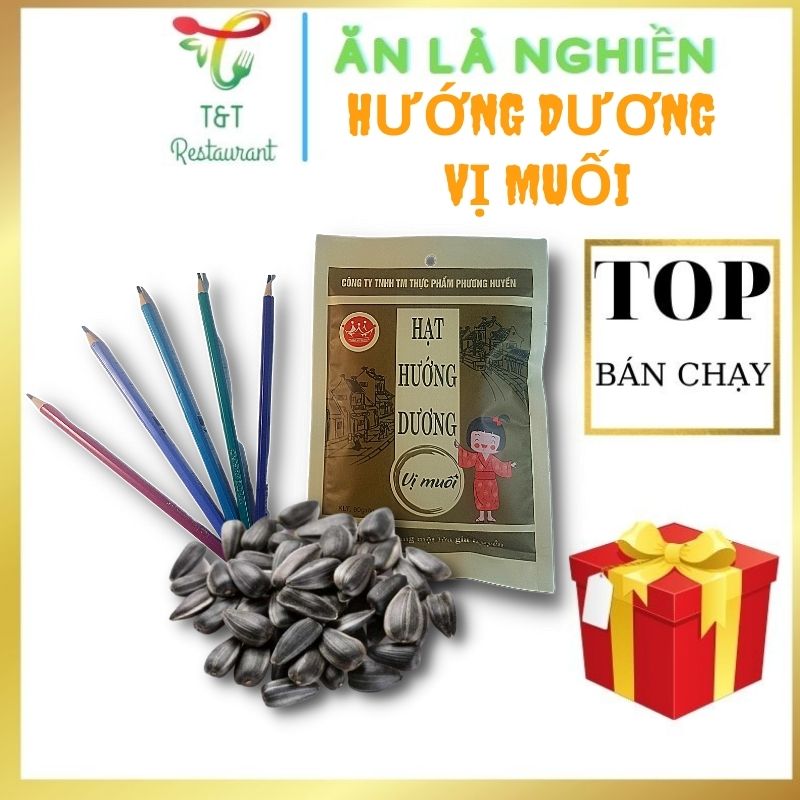 Hướng dương vị muối gói 80g, hướng dương mix vị, phương huyền food