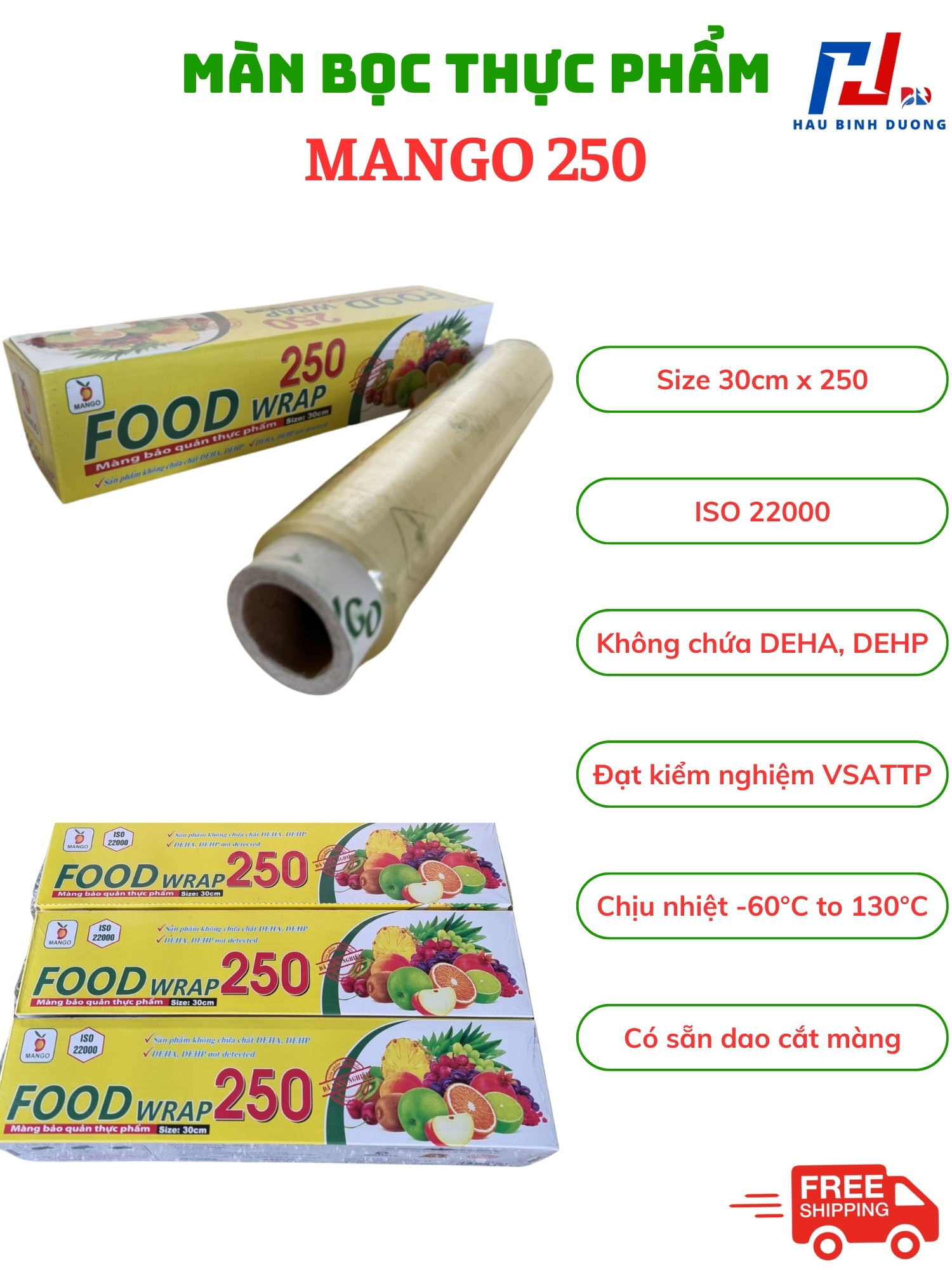 Màng bọc thực phẩm mango 250