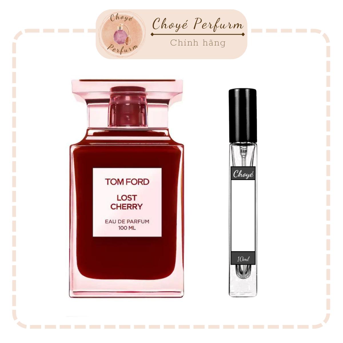 Nước hoa nữ chính hãng TomFord Cherry eau de pafume 10ml
