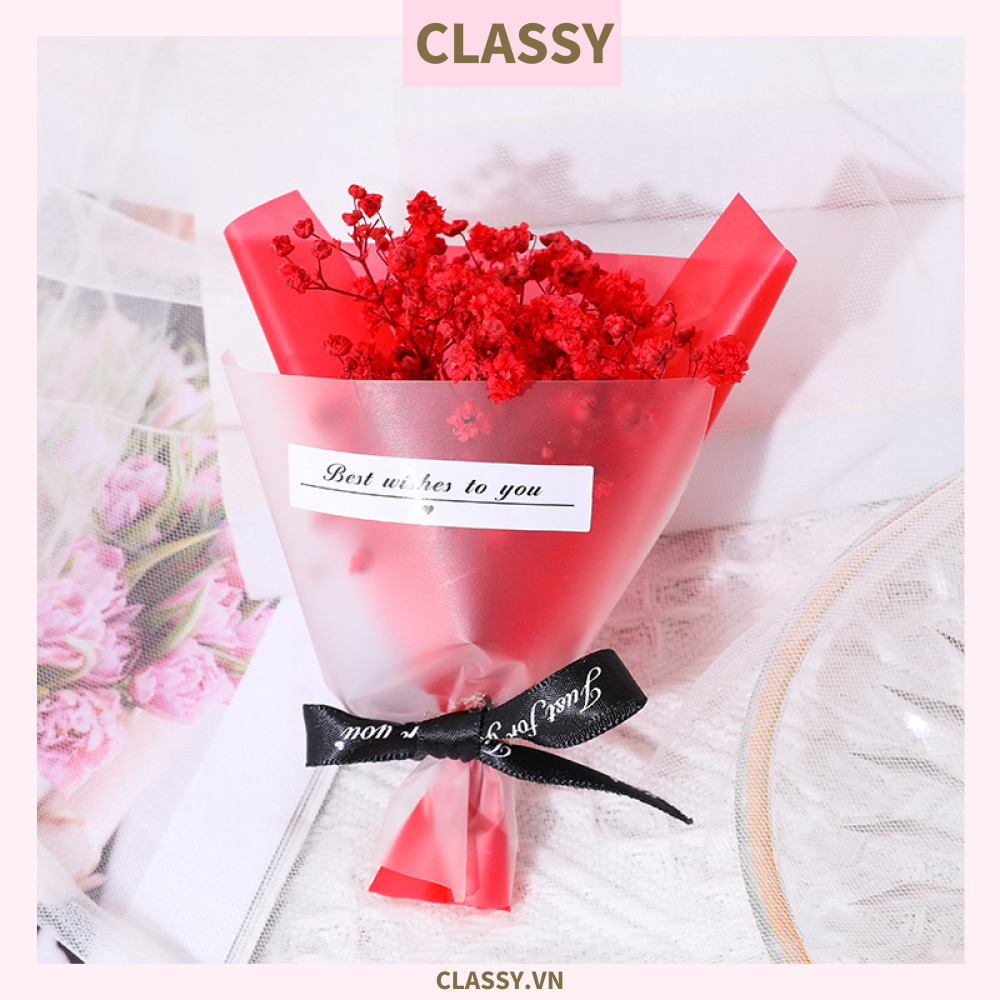 Classy Bó hoa khô mini Classy nhiều màu sắc dùng làm quà tặng, đồ trang trí Q1361