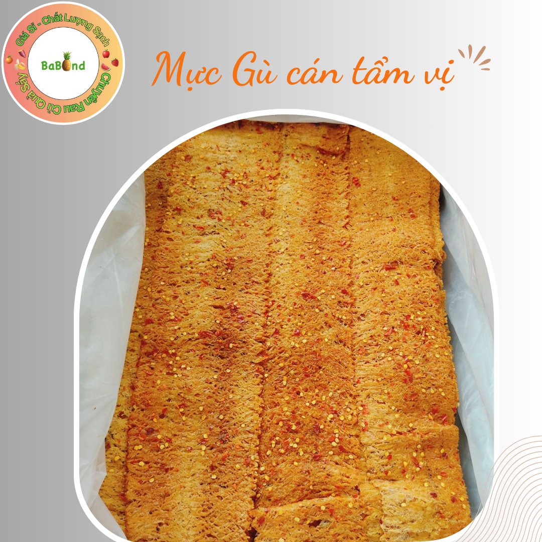 Mực gù cán tẩm vị 500gr