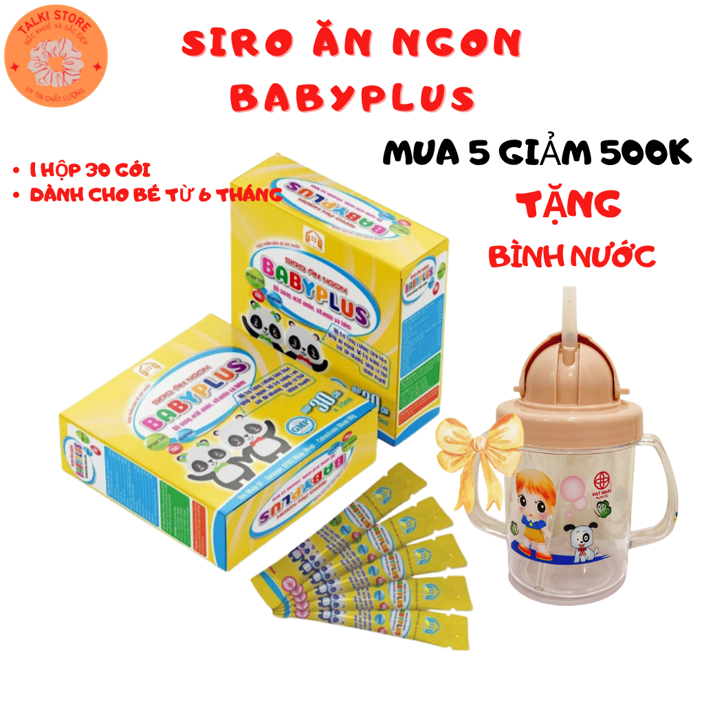 SIRO ĂN NGON BABYPLUS (CHÍNH HÃNG ) GIÚP BÉ HẾT BIẾNG ĂN TĂNG ĐỀ KHÁNG NGỦ NGON GIẤC