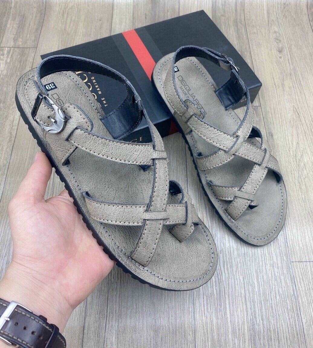 Dép sandal nam đi s cao su êm mềm bền chắc chắn
