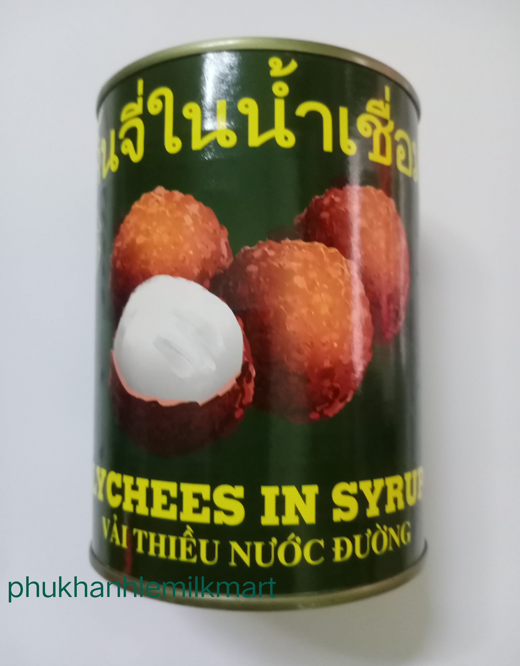 Vải thiều ngâm đường hộp 565g(Hàng xuất khẩu  Thái Lan)