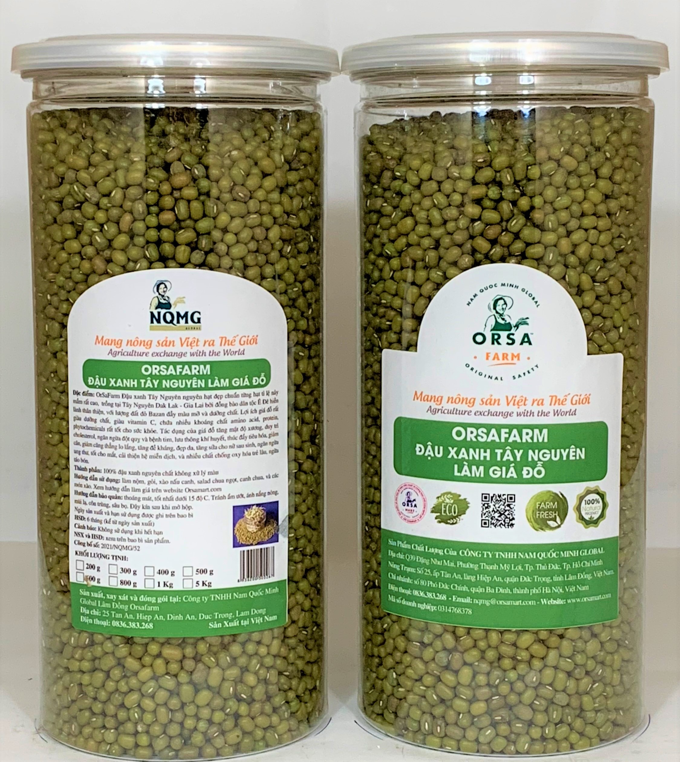 Orsafarm Đậu xanh Tây Nguyên làm giá đỗ 800gram – Đậu xanh có tác dụng gì? đậu xanh có tốt cho người tiểu đường? Đậu xanh có mát không?