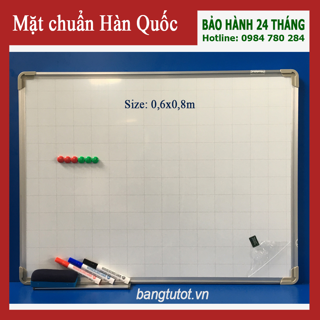 Bảng từ trắng viết bút lông 60x80cm Ảnh Thật =  Quà tặng