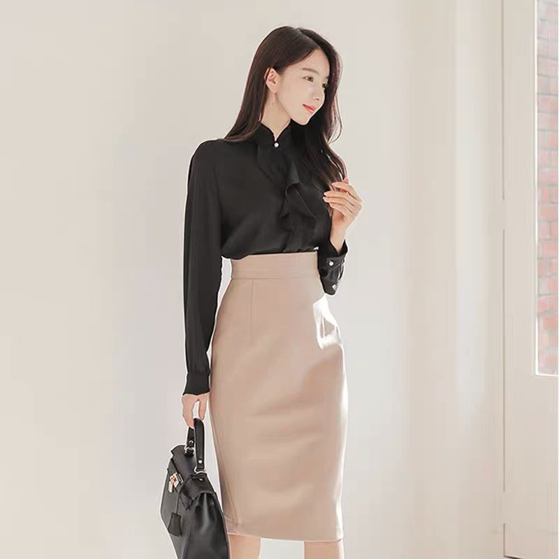 Chân váy bút chì dáng dài chân váy dài chân váy công sở