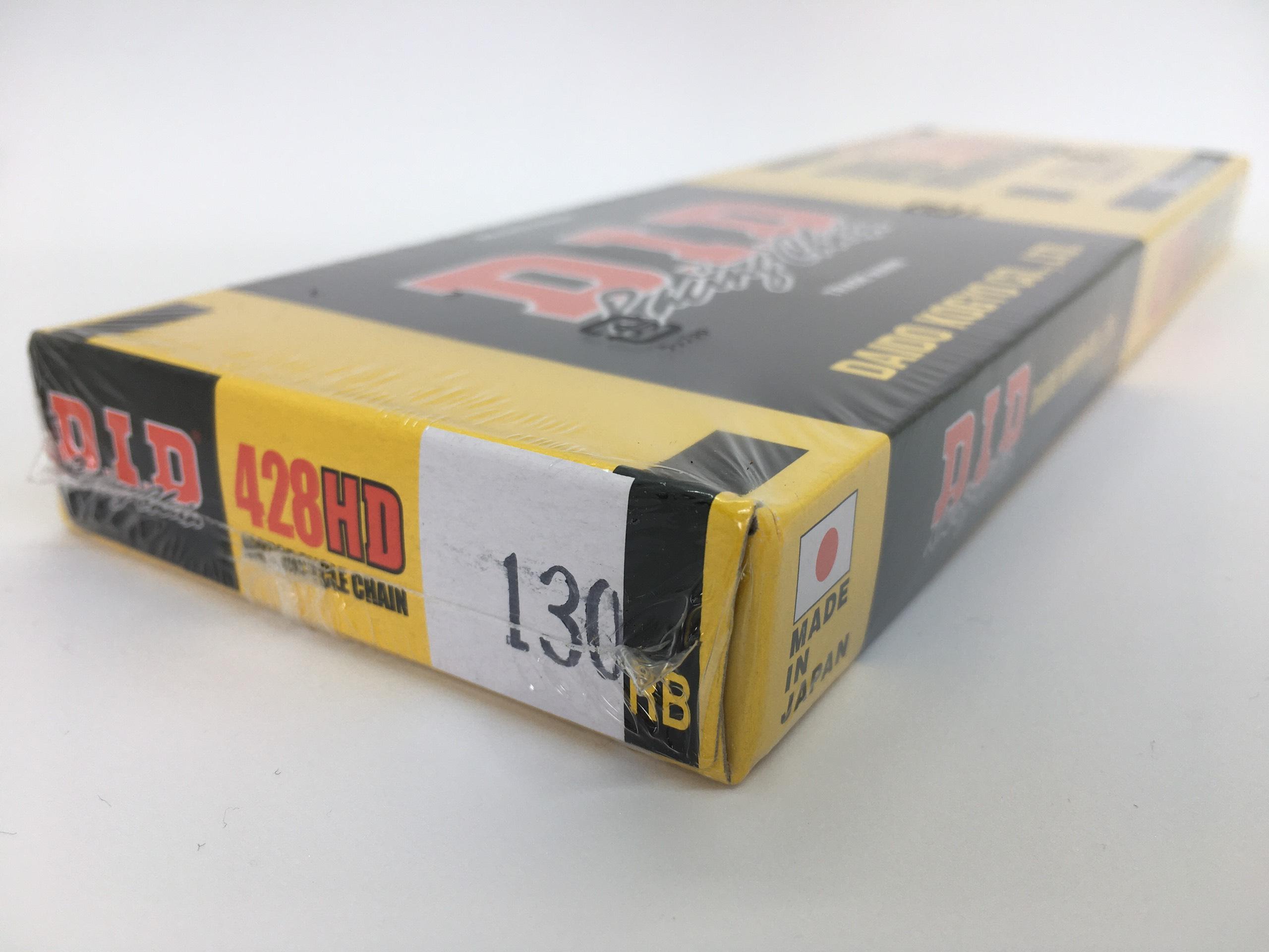 [Motoworld Phân Phối] Sên DID 428HD Gold -10ly-130 mắt- có tem chống hàng giả- MADE IN JAPAN