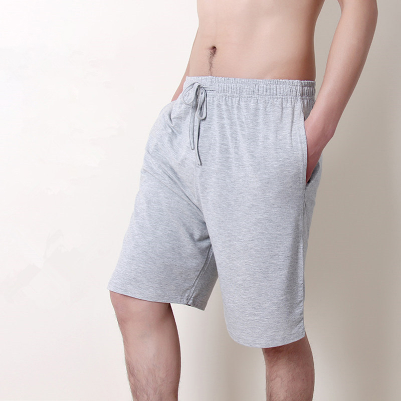 105kg của nam giới phương thức ngủ đáy giản dị thoải mái lỏng người đàn ông er quần short ngủ nam đàn hồi mùa hè Homewear ngủ quần