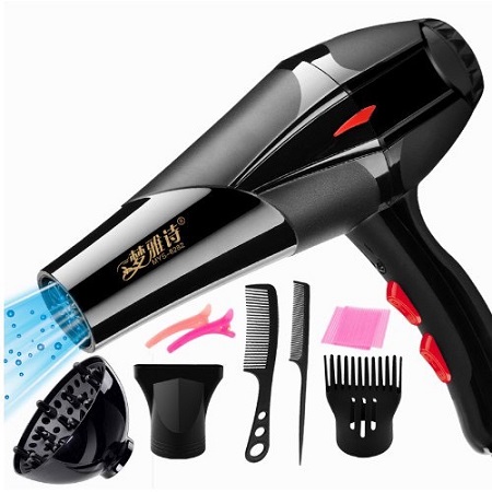 Máy sấy tóc, máy sấy salon 2 chiều - tặng kèm 9 phụ kiện cao cấp - mst02