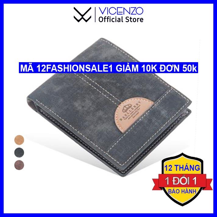 Ví da nam cao cấp Baellerry đựng tiền hàng thiết kế phong cách trẻ trung, bóp da nam  - VN09