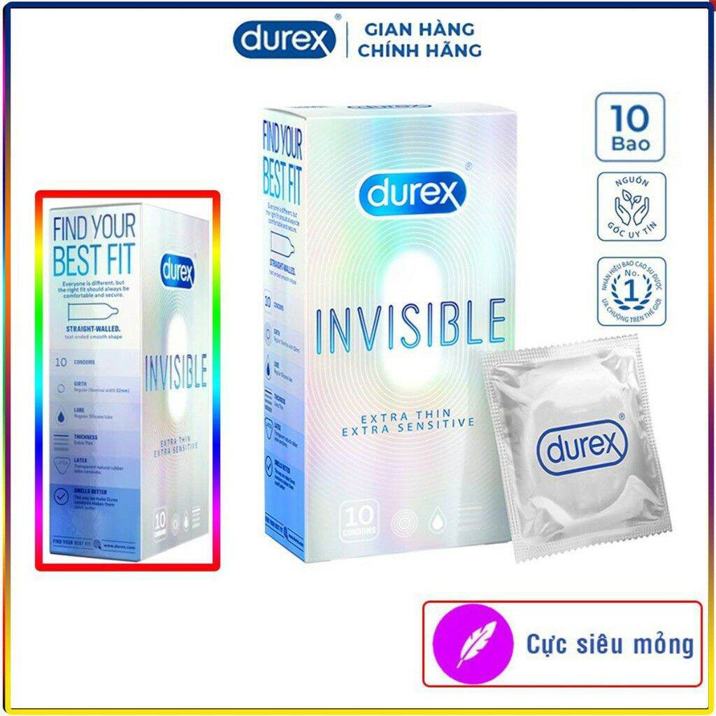 BCS siêu mỏng Vô hình. chân thật như không dùng bao. Bcs Invisible