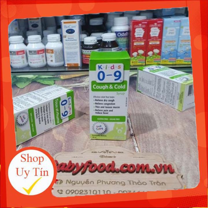 Siro ho và cảm lạnh cough & cold syrup for kids 100ml cho bé từ 0 đến 9 tuổi
