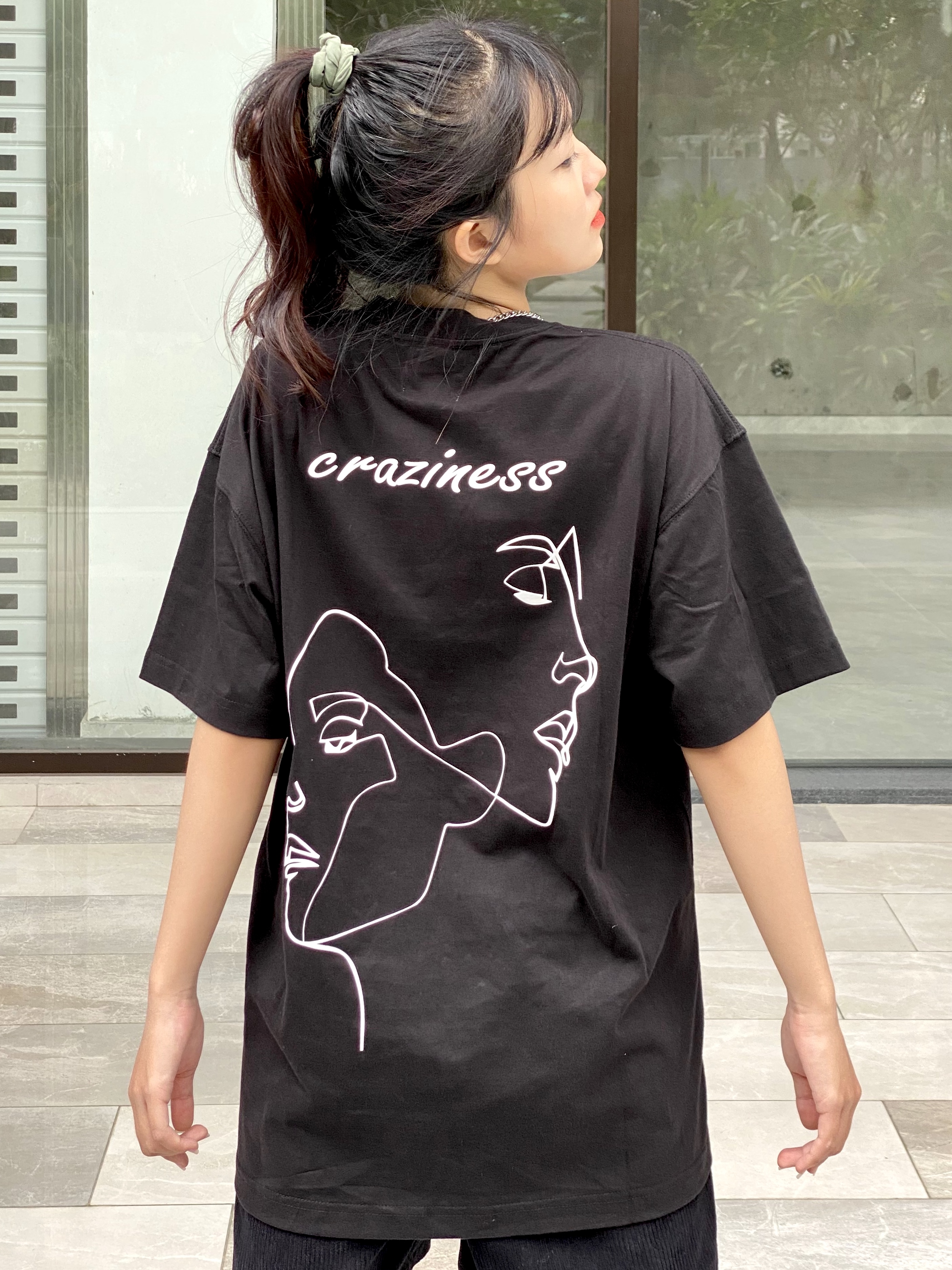 Áo thun nam nữ form unisex - Two Faced People T-Shirt / Màu Đen/ Black