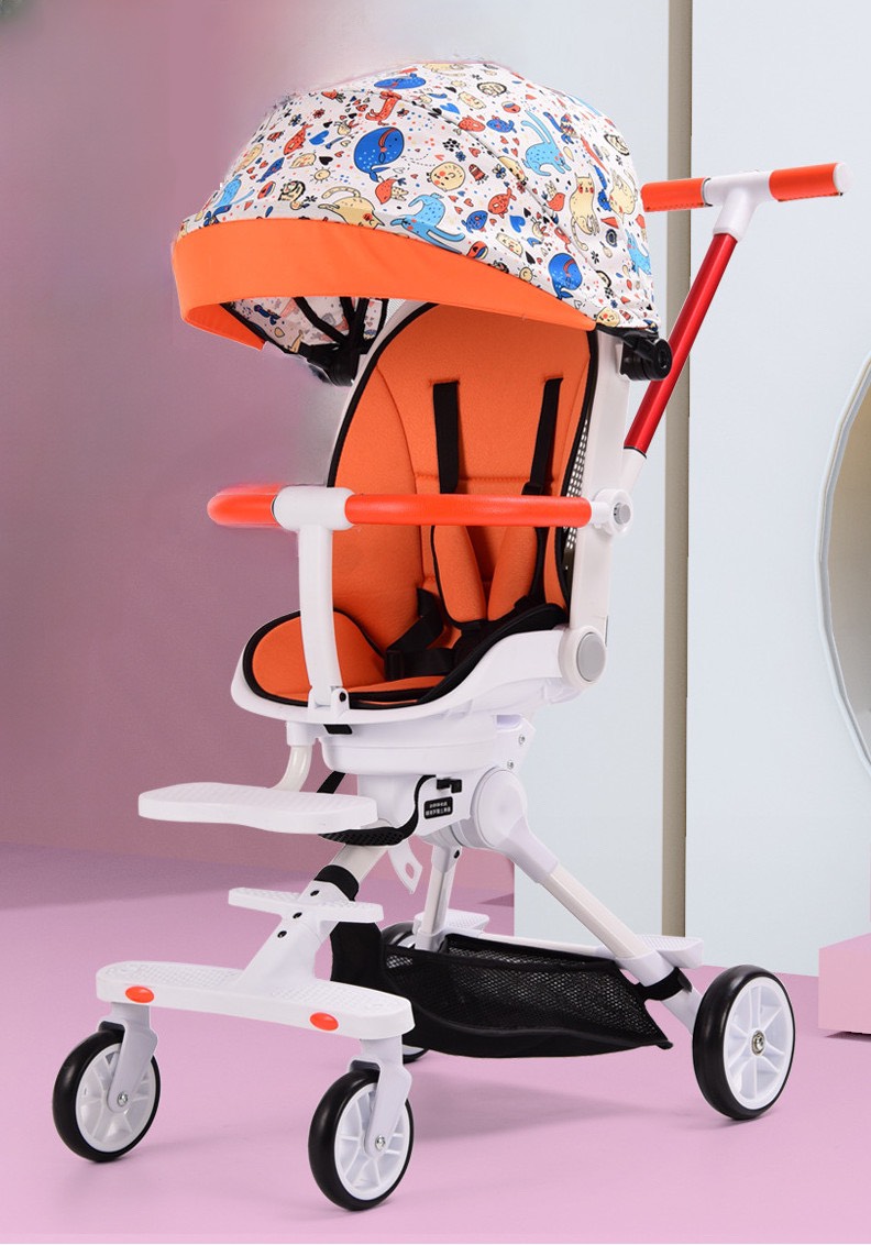 Xe đẩy du lịch cho bé, xe đẩy gấp gọn thông minh dành cho bé yêu - Mẫu X9