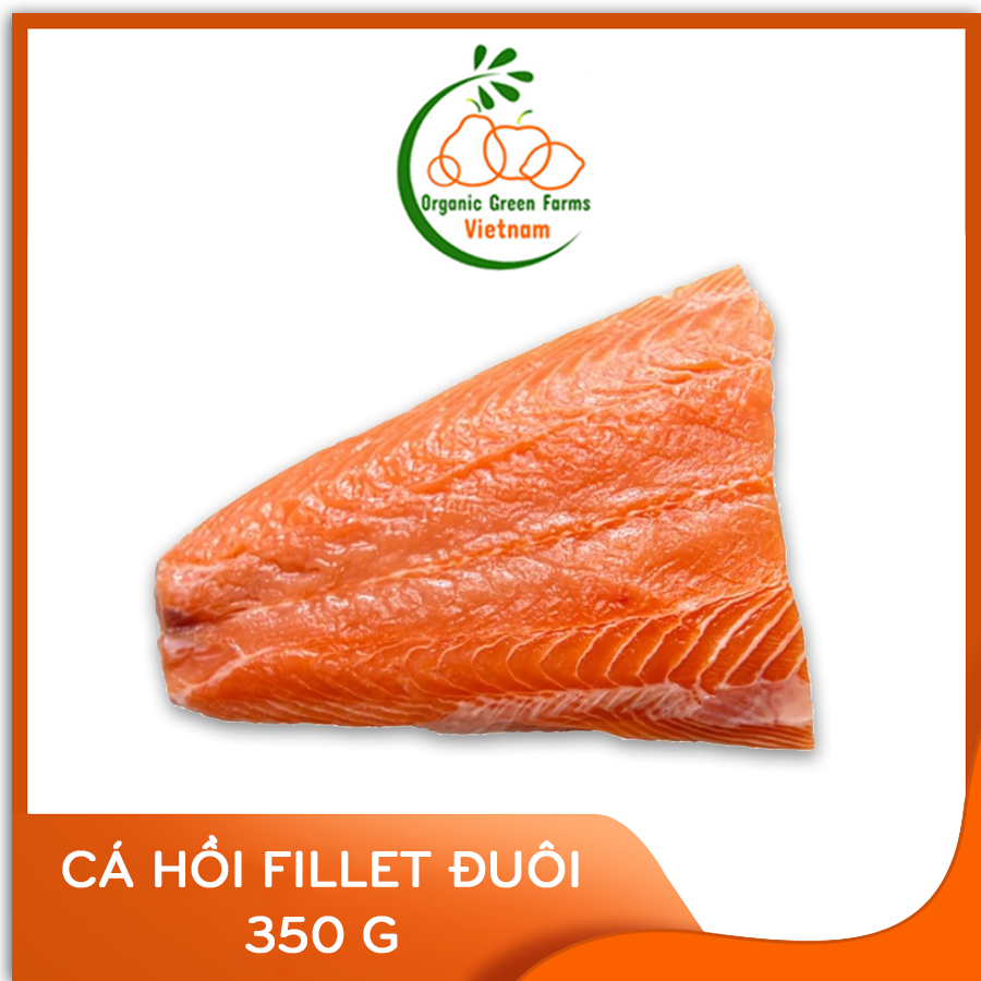 [OGF] - Cá hồi fillet đuôi (250 g)  - Thích hợp với các món nướng, chiên bơ, sốt áp chảo, ruốc cá, cháo cá,... - [Giao nhanh TPHCM]