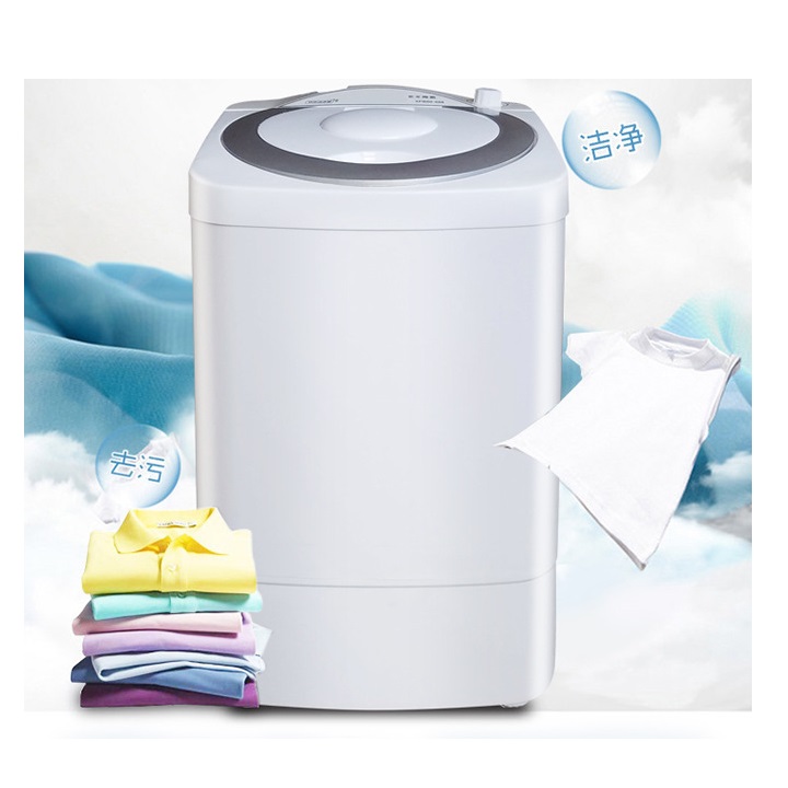 Máy giặt mini 1 lồng có vắt quần áo, máy giặt cho 1 người dùng, giặt đồ trẻ em, người già