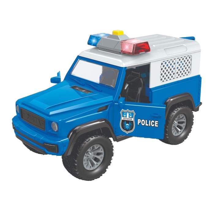 Xe jeep cảnh sát vecto 666-25p