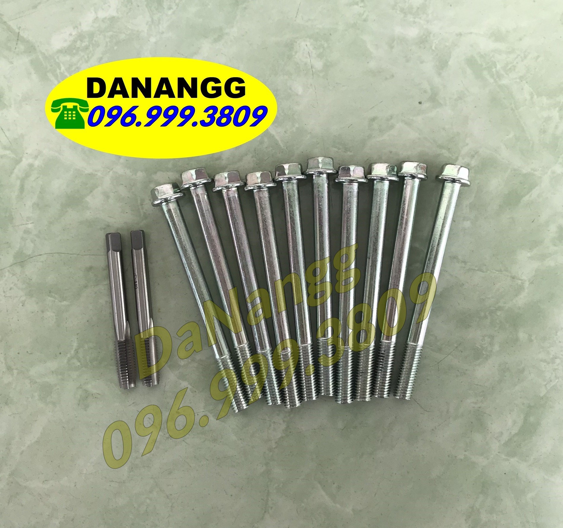 Ốc 9 ly dài 10 cm xử lý tai bô xe máy
