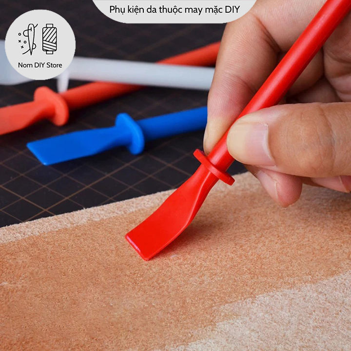 Cây bôi phết keo đồ da chất nhựa pp dẻo dụng cụ làm túi xách bóp ví móc khóa da thủ công handmade diy