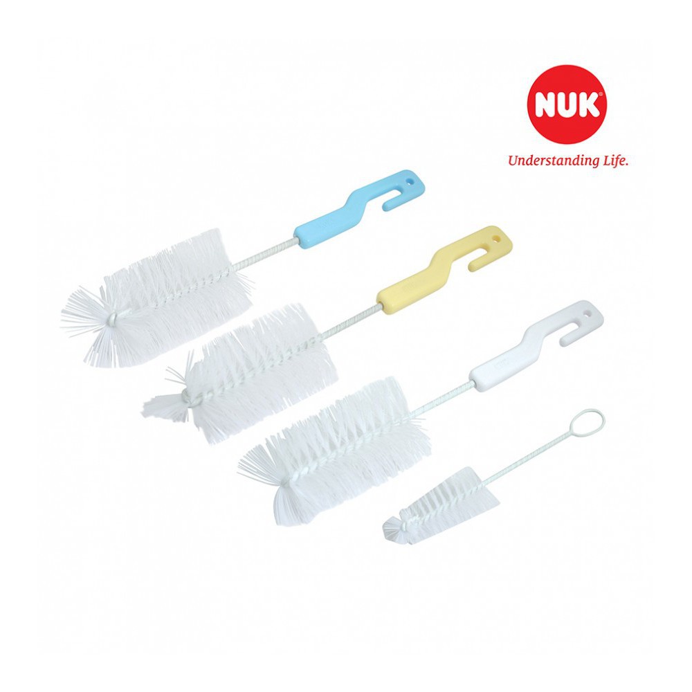 Cọ rửa bình sữa NUK – Bộ dụng cụ cọ rửa bình sữa và núm ti Nuk