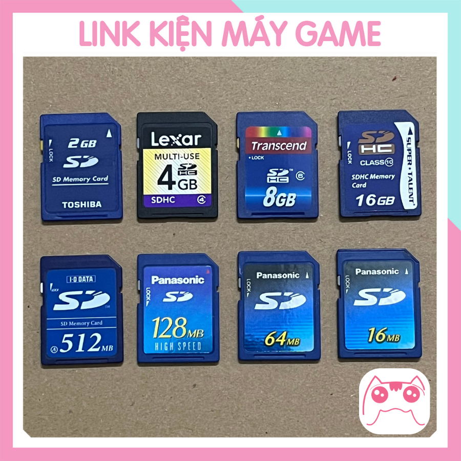 Thẻ nhớ sd dung lượng 1gb 2gb 4gb 8gb