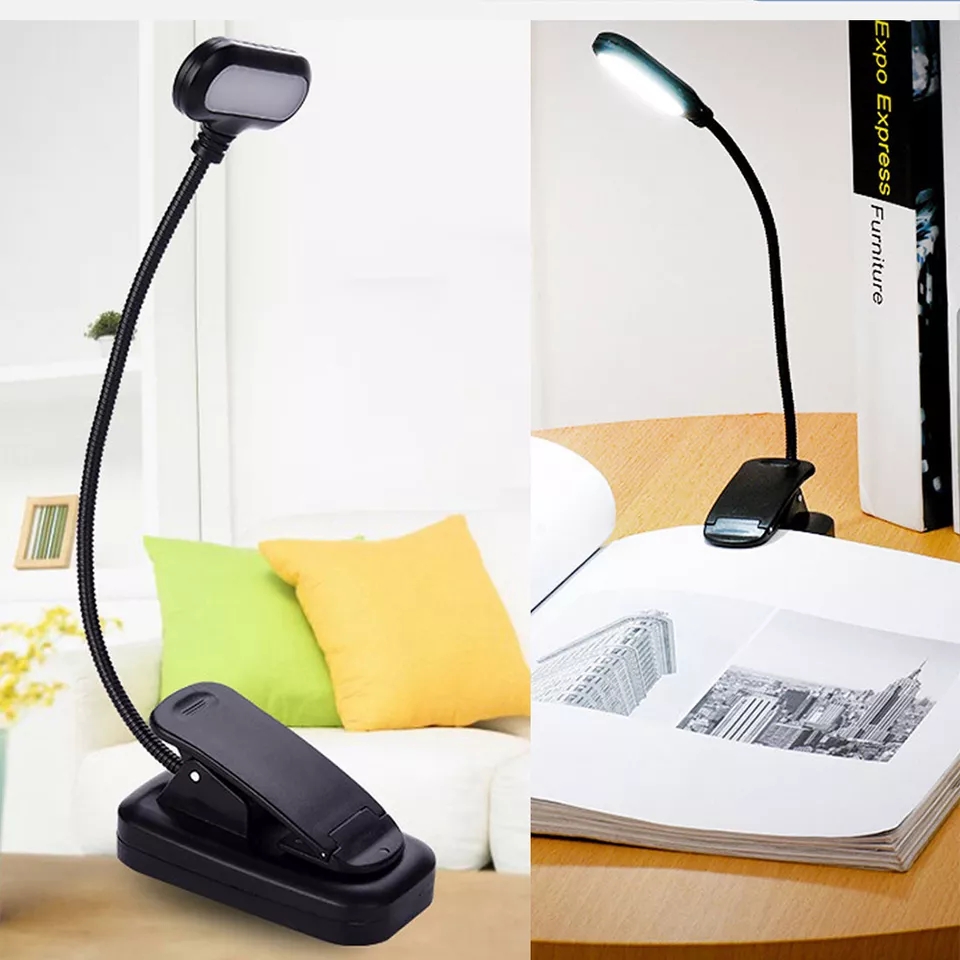 Đèn học kẹp sách kẹp bàn để bàn loại 5 led chống cận tiên dungj - Đèn đọc sách kẹp bàn độ sáng chống cận thị đèn học để bàn - đèn bàn - Đèn đọc sách cho trẻ - den hoc - đèn bàn - đèn học - đèn sạc - đèn pin -