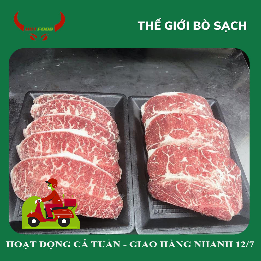 [ Miễn Phí Giao Hàng ]Lõi Vai Bò Mỹ Cắt Nướng, Beefsteak,Sốt Vang,.. - 500GR - Giao Nhanh HCM