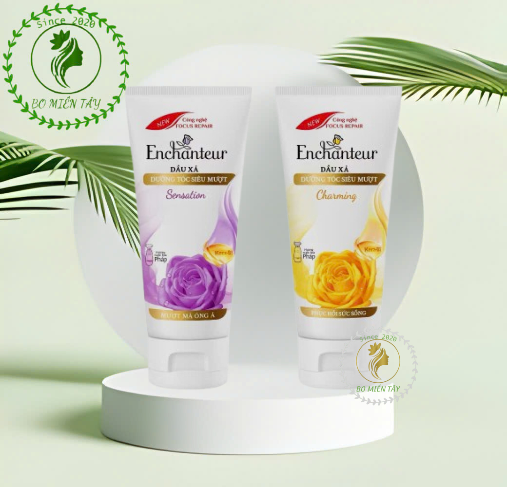 Dầu Xả Dưỡng Tóc ENCHANTEUR Charming/Sensation 170g/335g – Siêu Mềm Mượt, Phục Hồi, Thơm Lâu