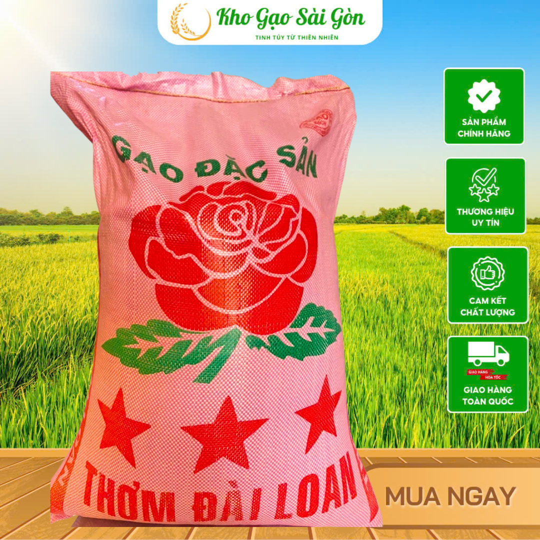 Gạo Thơm Đài Loan    Thơm Dẻo Ngọt Cơm Tới Hạt Cuối Cùng