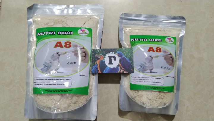 Bột dinh dưỡng a8 cho vẹt non