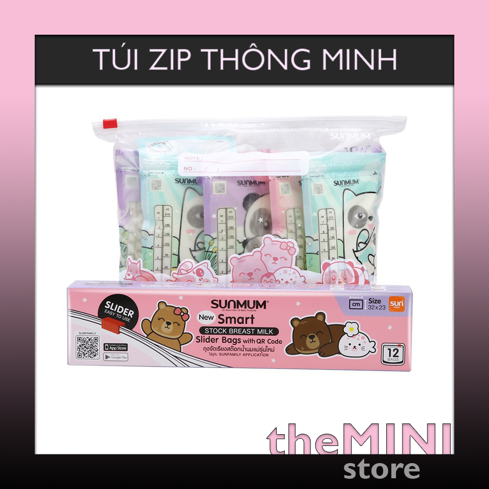 Túi zip đa năng thông minh | sunmum - freeship - nhà phân phối chính thức