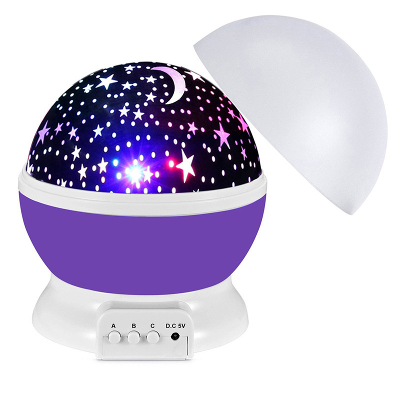 Đèn ngủ chiếu sao vũ trụ độc đáo xoay 360 độ