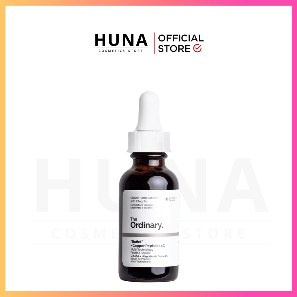 Tinh Chất Trẻ Hóa Da The Ordinary Buffet + Copper Peptides 1% 30ml - THE ORDINARY - Huna Cosmetics