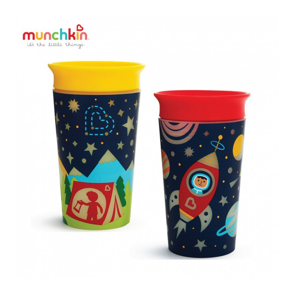 Cốc 360 độ chống đổ phát sáng munchkin