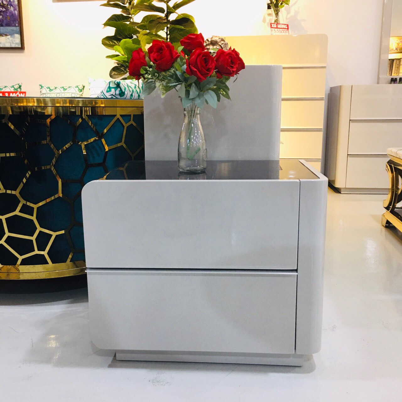 Tủ Đầu Giường KB804 Alila (60x41x50cm)