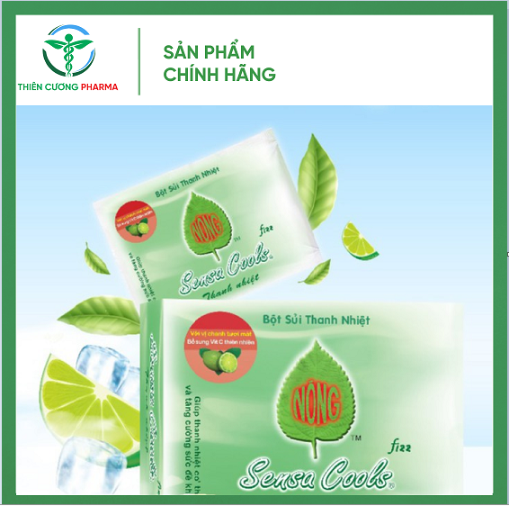 SENSA COOLS - Bột sủi thanh nhiệt mát gan tăng cường đề kháng