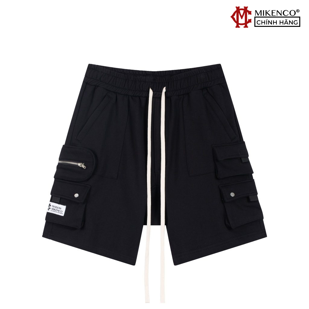 Quần short nam mikenco logo tag short 2