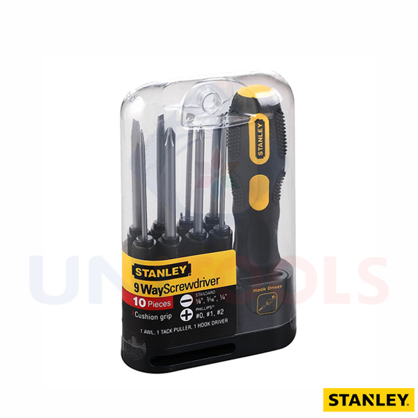 Bộ tô vít stanley 62-511 đầu rời 9 chi tiết 100% chính hãng