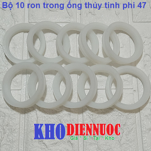 Bộ 10 ron trong phi 47 ống thủy tinh năng lượng mặt trời