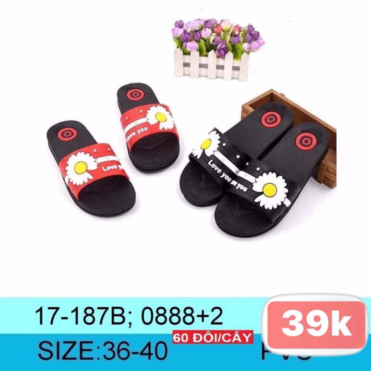 Dép hoa cúc