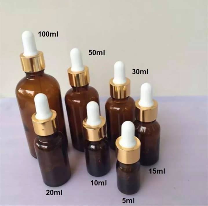 Combo 5 chai thủy tinh nút bóp 30ml