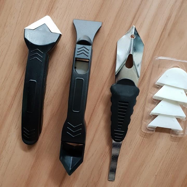 Dụng cụ làm sạch và vuốt keo silicone đa năng 3 trong 1