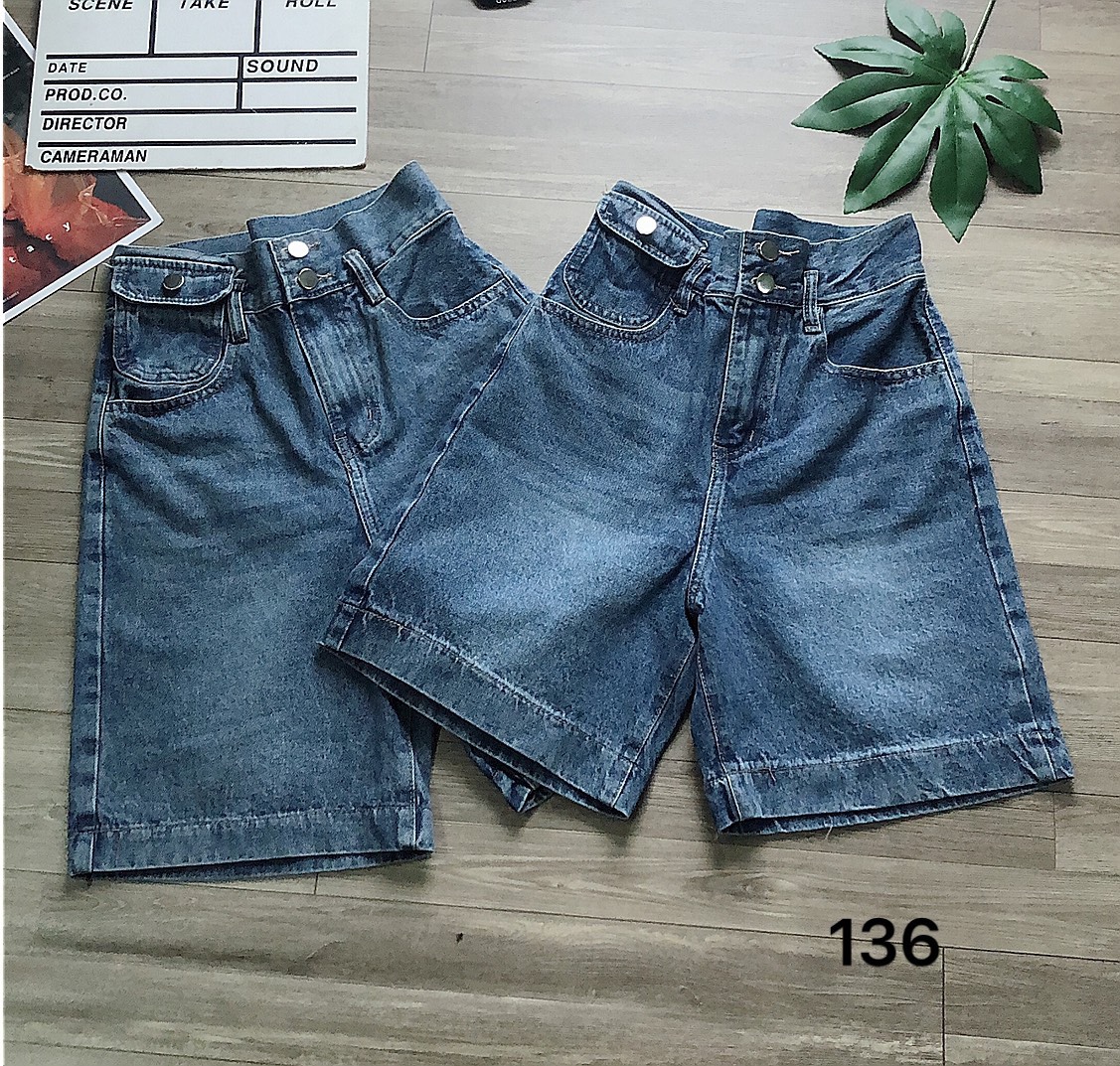 Quần short jeans nữ có size lớn từ 26 đến 35