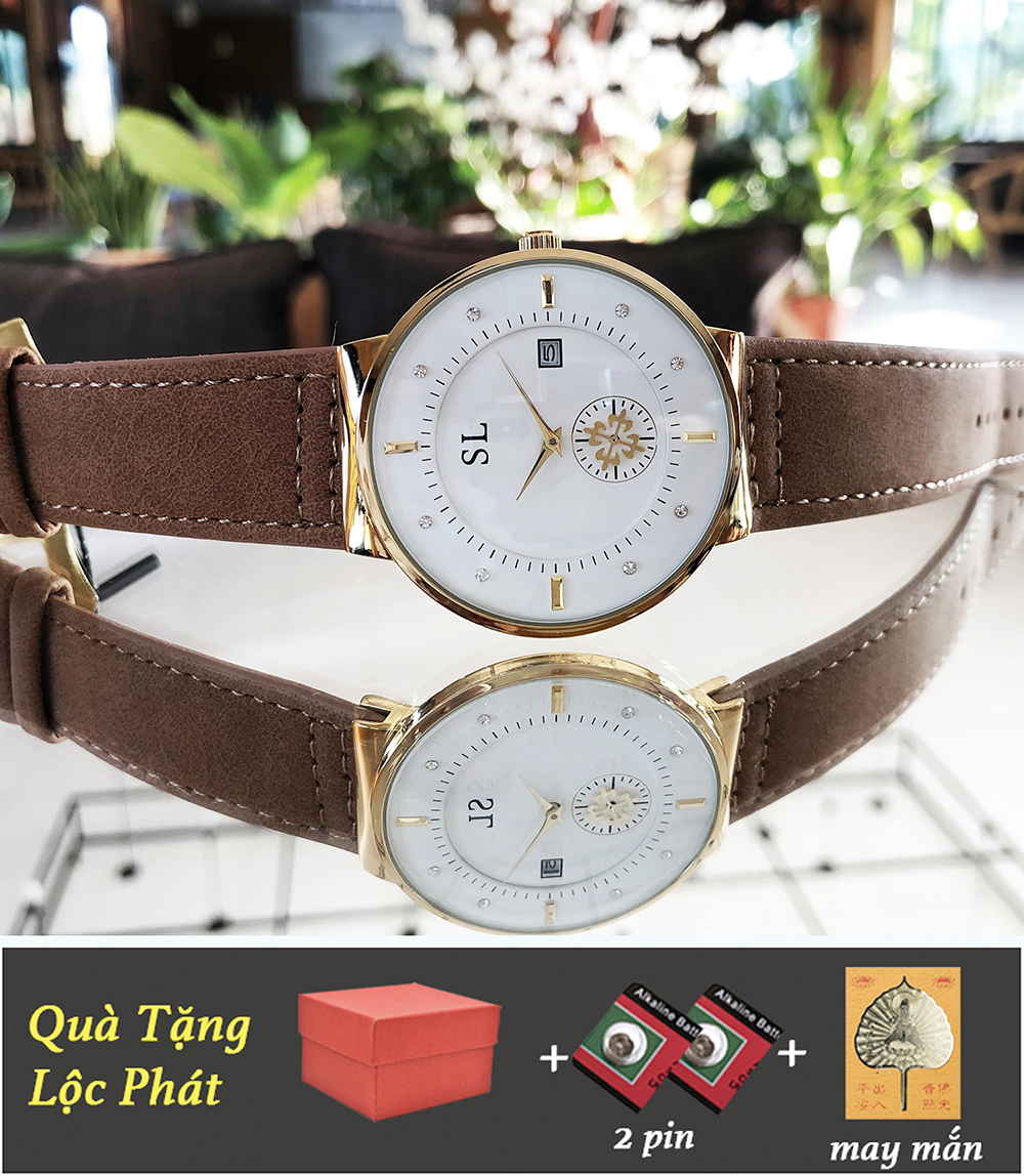 ĐỒNG HỒ NỮ THỜI TRANG SL HÀN DÂY DA LỘN CHẠY KIM RỐN MÁY NHẬT CÓ LỊCH BẢO HÀNH 1 NĂM KÍNH CHỐNG TRẦY, CHỐNG NƯỚC SIÊU BỀN TẶNG KÈM 2 PIN, LÁ BỒ ĐỀ TRỊ GIÁ 100K 11