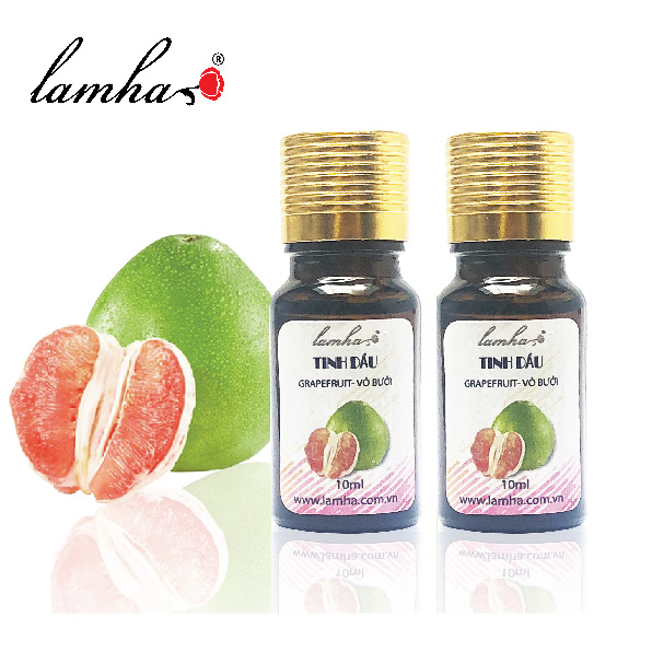 Bộ 2 lọ tinh dầu vỏ bưởi nguyên chất lamha 10ml