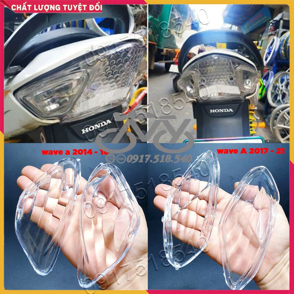 1 Cặp Nắp Xinhan Sau Trắng WAVE Alpha 2014 - 2021 ,RS 100, S 100, Wave 50cc